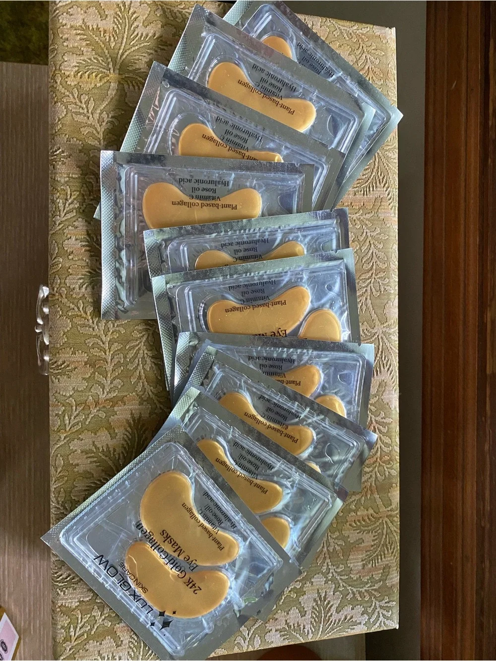 Gold Collagen Eye Masks — Hydrating Eye Patch (Gold)